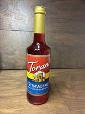 Torani 25.4 oz Strawberry Syrup Flavoring for Handcrafted Sodas/Teas/Lemonades**
