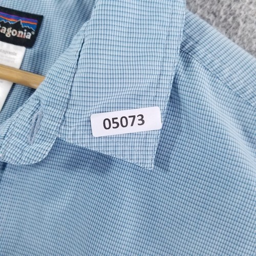 Patagonia Shirt Mens Large Island Hopper Blue Fishing Vented Quick Dry Wicking - Picture 19 of 19