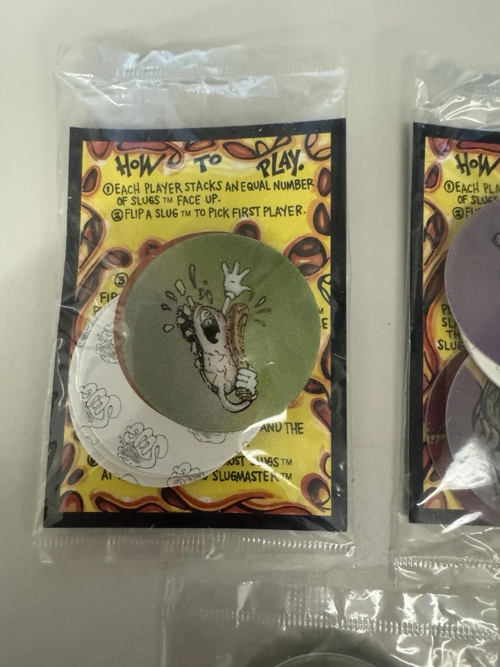 Slug Series 1 "Vintage 90's" POGS (5 Sealed pkg) Special Motion & Shadow Caps - Image 2 of 4