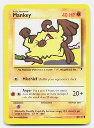 Mankey 81/110 Legendary Collection Common