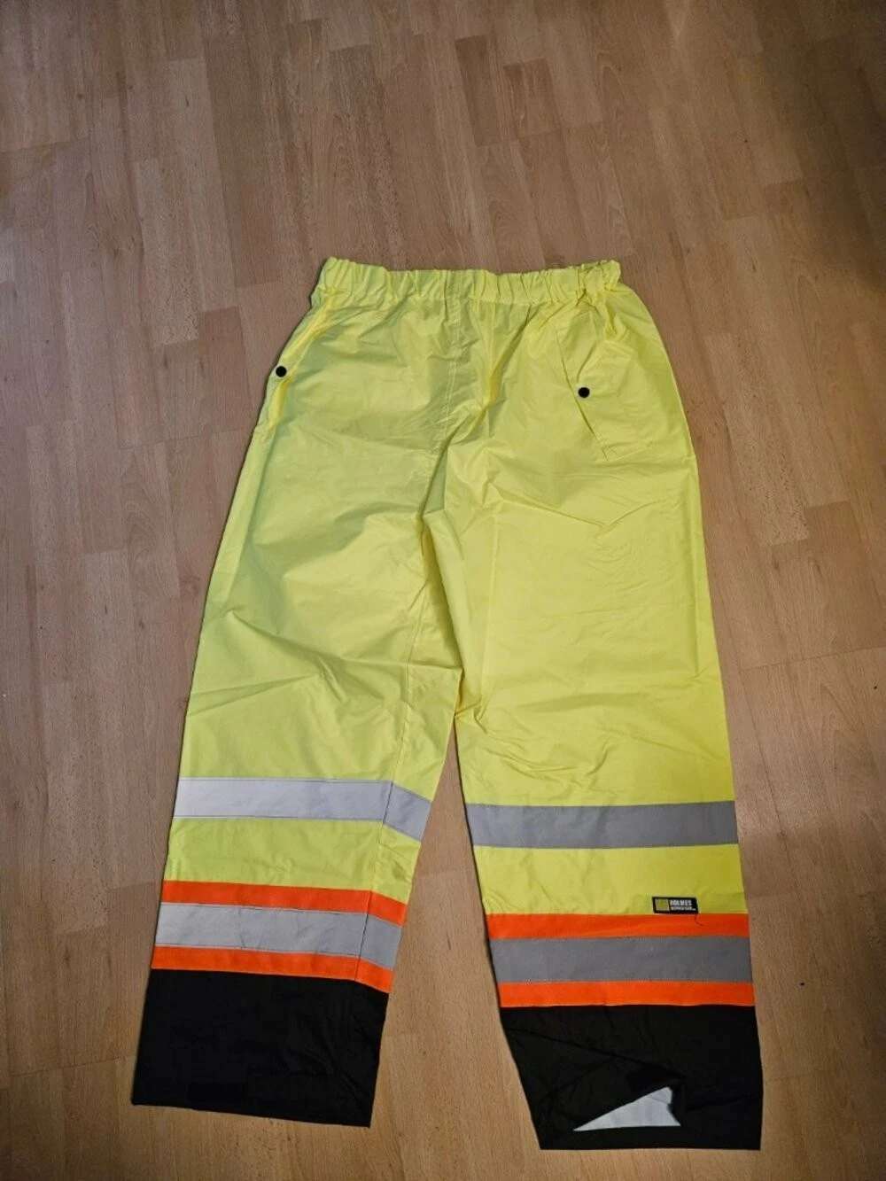 Holmes Workwear ANSI Class 3 Type R Hi Vis Rain Suit large Waterproof Reflect - product detail image 3