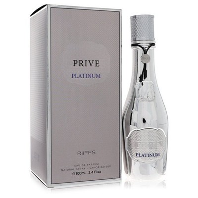 Riiffs Prive Platinum by Riiffs Eau De Parfum Spray 3.4 oz For Men New In Box