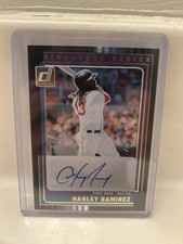 2025 Panini Donruss Hanley Ramirez 1/1 SG-HRM Signature Series Black SSP RED SOX