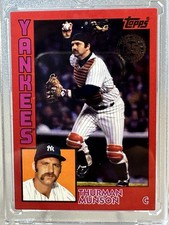 2019 TOPPS UPDATE THURMAN MUNSON RED SSP /10 1984 35th Anniversary #84-50