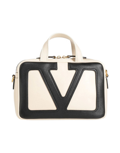 Valentino Garavani - Women - Leather Boston bag - Ivory