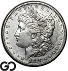 1883-S Morgan Silver Dollar Coin, Tough AU Better Date San Francisco Issue
