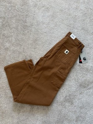 Carhartt WIP W  Pierce Pant Straight   Deep H Brown Rinsed / Size 25
