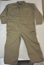 Bulwark Excel FR Coveralls Men's 62-RG Khaki Flame Resistant Protective Apparel