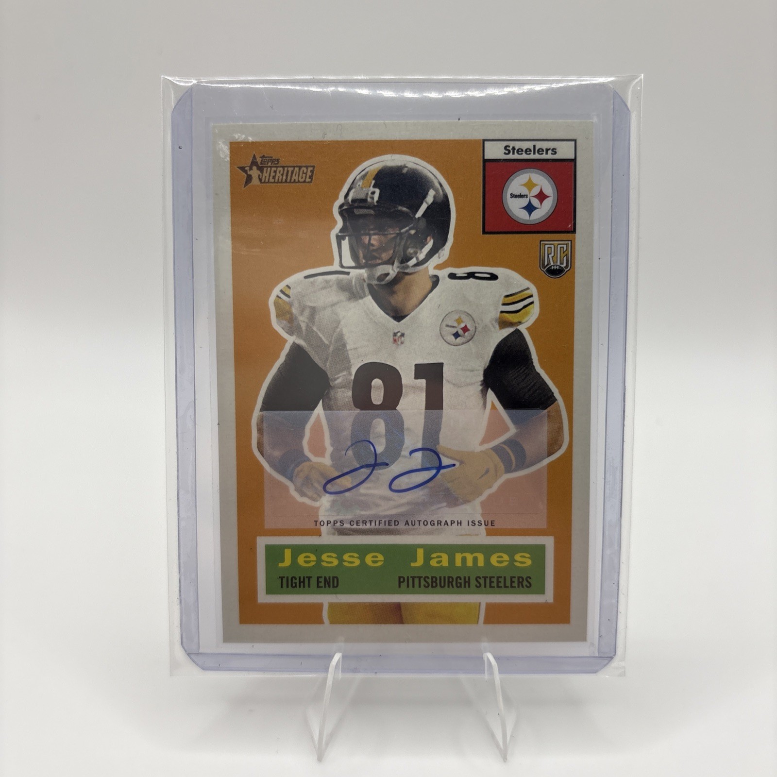 2015 Topps Heritage - Jesse James #75 Autographs (AU, RC)