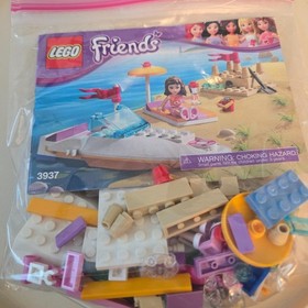 Lego Friends Sets (4) 3930, 3931, 3937, 41028 with manuals & minifigs