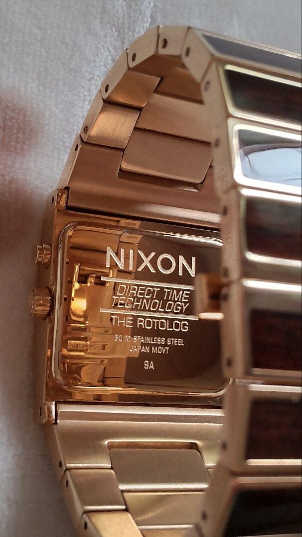 NIXON ROTOLOG Watch Gold Brown Stylish Design | eBay