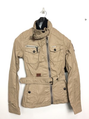 KHUJO Damen Übergangsjacke Modell: Siren With Quilting Contrast+Ij Beige S