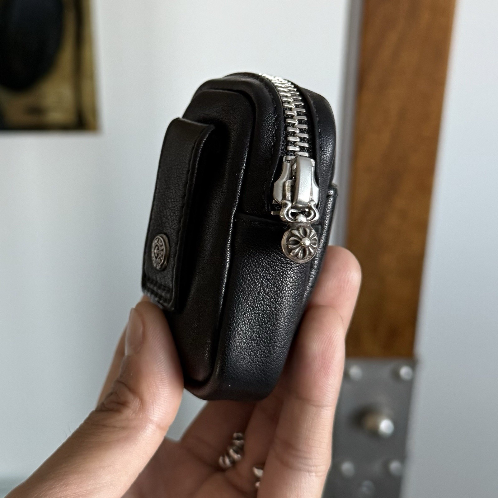 Chrome Hearts Leather Cross Patch Micro Taka - 10… - image 2