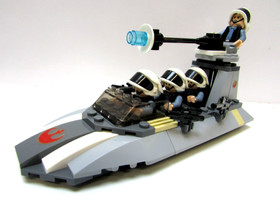 Lego 7668 Star Wars Rebel Scout Speeder Comp. w/ Instructions & 4 Minifigures