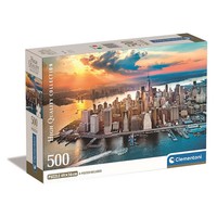 StäDte Sunset New York 500-Teiliges Puzzle Von Clementoni