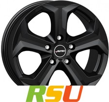 Autec Typ X - Xenos schwarz matt 7x17" ET50 LK5 112 ML 70 Alufelgen 17 Zoll
