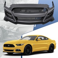 Front Bumper Cover Conversion Kit Fits 2015-2017 Ford Mustang Gt500 Style New Front Bumper Cover Conversion Kit Fits 2015-2017 Ford Mustang Gt500 Style New