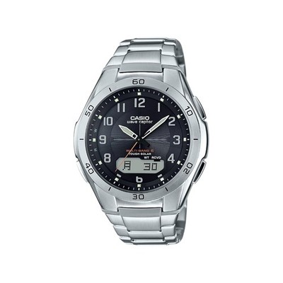Casio Waveceptor Solar Watch Mens Analog-Digital 6 Band Radio WVA-M640D-1A2JF