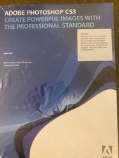 Adobe Photoshop CS3 Upgrade for Windows w/ Adobe Workshop Training - NEW/SEALED