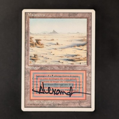 MTG \\>> Badlands (GD) // Foreign White Bordered - 341 Trading - Magic