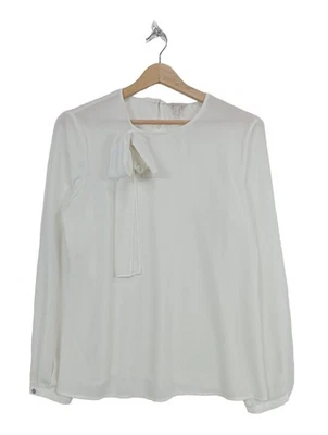 ESPRIT Blouse à manches longues Dames Blouse T EU 36 blanc style décontracté - Photo 1/4