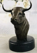 Original Milo Bull Head Bronze Sculpture