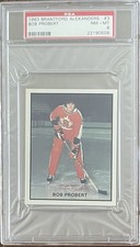 1983-84 Brantford Alexanders #3 Bob Probert PSA 8 - His first card!