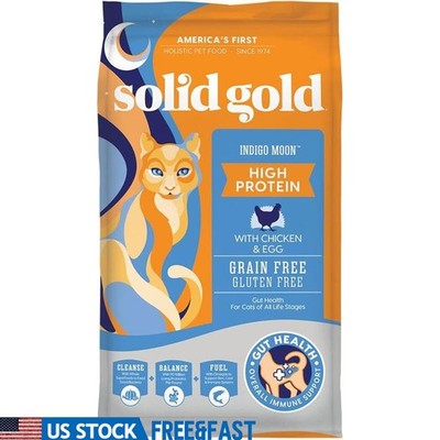 High Protein Cat Food Chicken Grain Free Probiotics Digestive Health Kibble 3lb