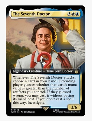 The Seventh Doctor (Extended Art) Doctor WHO | MTG Legendary EDH Commander | NM