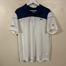 Lacoste Sport Polo Shirt Mens XL Novak Djokovic Ultra Dry Tennis