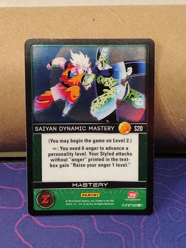 DBZ Dragon Ball Z TCG Panini Awakening DR20 Saiyan Dynamic Mastery Booster Foil