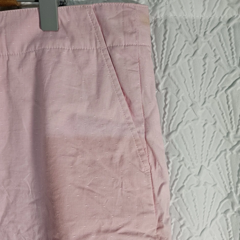 Mujer Dama Hagen Essentials Forrado Skort Talla 16 Rosa con Punto Blanco Cremallera Trasera Foto 3 de 4