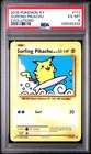 2016 POKEMON XY EVOLUTIONS #111 SURFING PIKACHU PSA 6