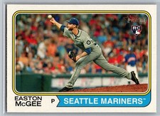 Easton McGee 2023 Topps Heritage BASEBALL #178 Seattle Mariners RC
