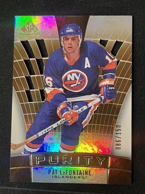 2021-22 Upper Deck SP Game Used - Purity Legends Pat LaFontaine #P-58 Gold /150