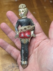 Vintage VTG Can Can Bottle Opener Dancing Girl Pin Up 50's Bar Man Cave