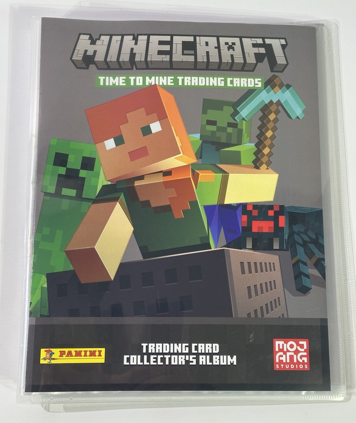 Minecraft Adventure Tcg álbum de colección con 49 cartas Trading Card Collector's Album