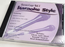 Byron Cage Volume 1 Christian Karaoke Style NEW CD G Daywind 6 Songs