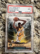 Kevin Durant 2007 Upper Deck Rookie #11 PSA 9 Rookie Card. rookie card picture
