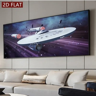 Polyester Banner/Poster/Plakat90x180cm StarTrek  NCC-1701-A/ USS Enterprise1624