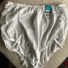Vanity Fair Perfectly Yours Ravissant Star White Brief Panties Sz 6 NWT