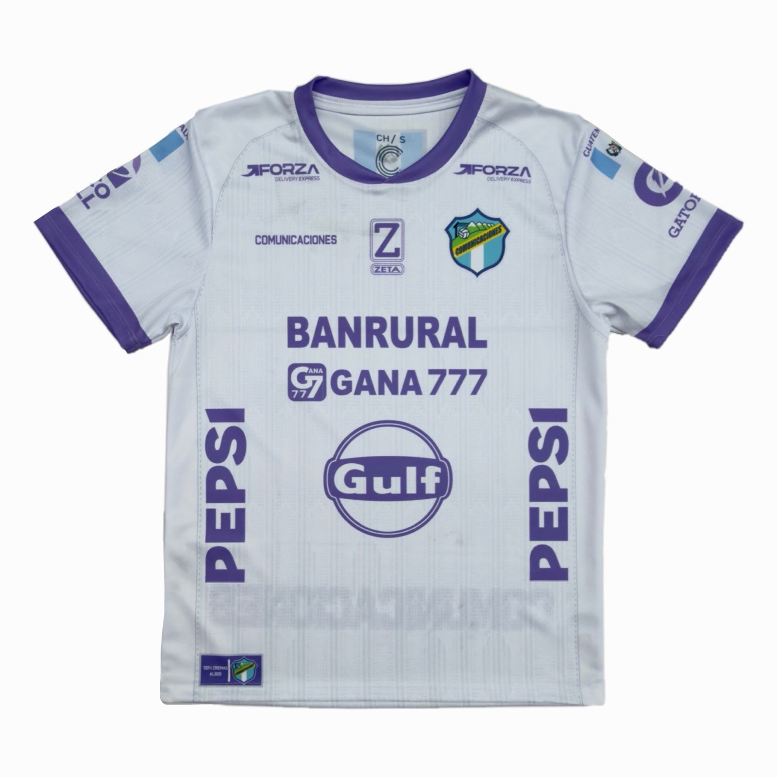 Guatemala comunicaciones 2026 white/purple soccer jersey unisex
