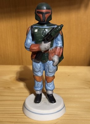 1983 ROTJ BOBA FETT STAR WARS TOWLE CO. SIGMA 6'' BISQUE PORCELAIN FIGURINE