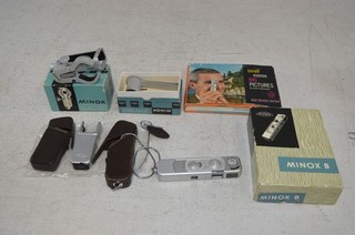 Minox B Subminiature Camera w/ Attachments