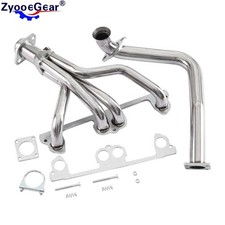 Stainless Steel Exhaust Header Manifold Fits For 1991-1995 2.5l Jeep Wrangler Yj