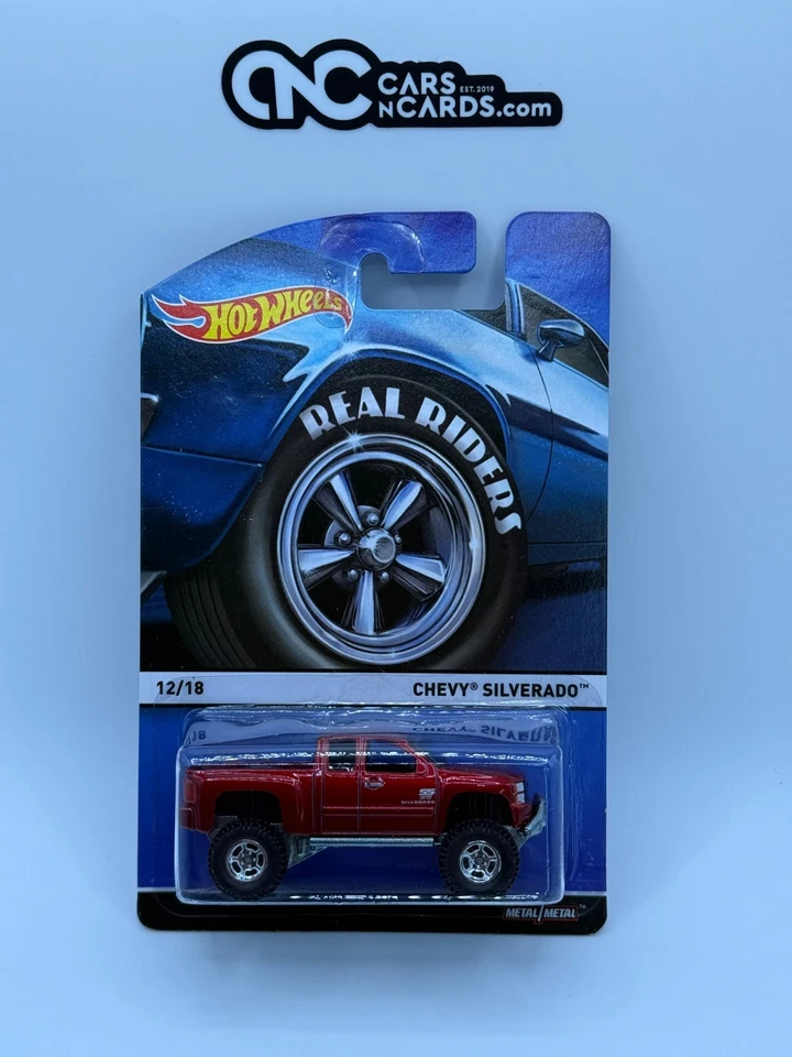 2015 Hot Wheels Real Riders Series 12/18 Chevy Silverado With Protector - Image 3 of 4