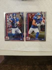 2025 Topps Chrome Jaxson Dart And Cam Skattebo Rookie Card