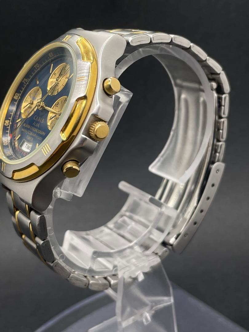 SEIKO ALBA CARIB Alarm Chronograph with New Battery - Gem
