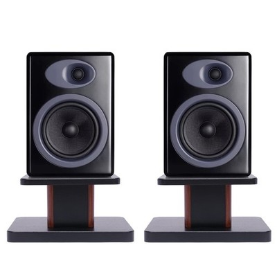 Pair Desktop Speaker Stand Studio Monitor Mount 6in High Tabletop 15kg Load