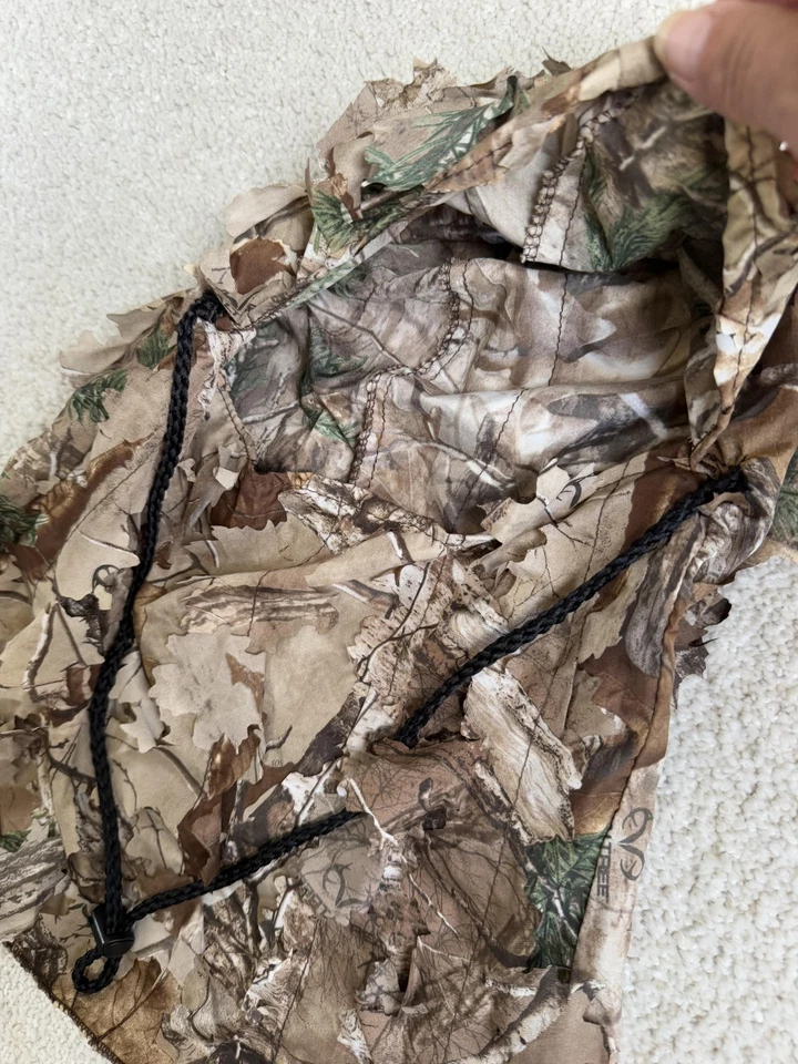 Máscara facial de caza camuflada 3D RedHead capucha pasamontañas talla única Ghillie Turquía Foto 2 de 4